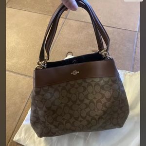 Coach signature logo purse